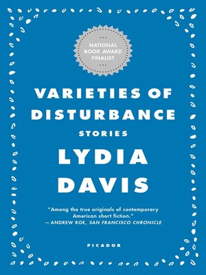 cover image of Varieties of Disturbance